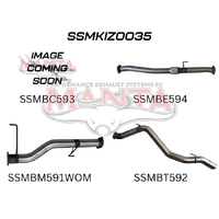 Exhaust Full System with Cat & without Muffler (MU-X 12+)