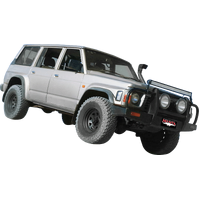 Single 2.5in Cat Back Stainless Steel - Medium (Patrol GQ 87-97)