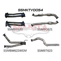 Dual 3in with Cat No Muffler 4in Exit (Landcruiser VDJ200 07+)