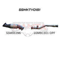 3in DPF Delete with Cat (Landcruiser VDJ79 07+)