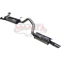 Single 3in Cat Back including 3/4 SS Tip (Landcruiser URJ202 00+)
