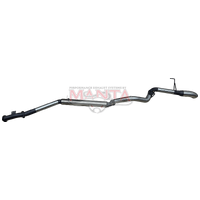 3in DPF Back with 4in Chrome Tip Stainless Steel - Quiet (Landcruiser 300 Series 21+) - Chrome