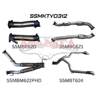 Dual 3in with Cat & Hotdog Exit L & R (Landcruiser VDJ200 07+)