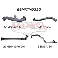 3in Turbo Back without Muffler (Landcruiser HZJ105 90-00)