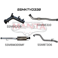 3in Turbo Back Muffler No Cat (Hilux GUN125R 15+)