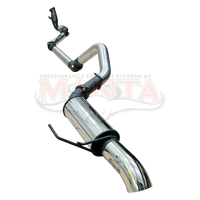 3in Turbo Back With Cat & With Rear Muffler, 4in Dump Tip (LANDCRUISER 300 SERIES V6)