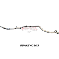 4in Turbo Back for Superior Eng Coil Conv 300 Ext With Cat (Landcruiser VDJ79 Single & Dual Cab Ute)