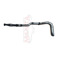 Turbo Back, 4in Single Side Exit With Cat (Landcruiser VDJ79 V8 4.5L TD, Dual Cab Ute 16 On)