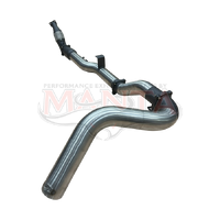 Turbo Back 4in Side Exit With Cat & Without Muffler (Landcruiser VDJ79 V8 4.5L, Single Cab 16-25)