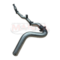 Turbo Back 4in Side Exit Without Cat & Without Muffler (Landcruiser VDJ79 V8 4.5L, Single Cab 16-25)