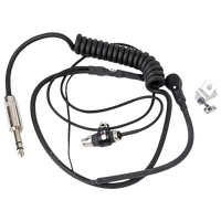 Nascar 3 conductor, Gentex Boom Mic, 3.5MM jack for earbuds kit