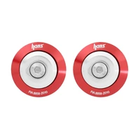 HANS Post Collar Anchor- Red The anchor features an aluminum base and an anodized finish that adds a professional look to your racing gear.