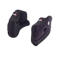 ST5 SERIES HELMET CHEEK PADS - 20MM - BLACK - PAIR