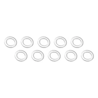 Street Pro Wheel Lug Nut Washers Chrome Mag Wheel Lug Nut Washers Set of 10 2.8mm T/27mm OD x