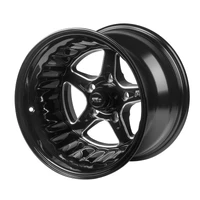 Street Pro ll Convo Pro Wheel Black 15x10' For Holden For Chevrolet Bolt Circle 5 x 4.75' -25 4.50' Back Space