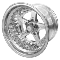 Street Pro ll Convo Pro Wheel Polished 15x10' For Ford Bolt Circle 5x 4.50' -25 4.50' Back Space
