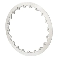 Street Pro 009 Series Rear Beadlock Ring 15'', Polished, Billet Aluminium, Each