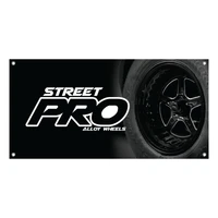 Street Pro Wheels Vinyl Banner Street Pro Logo