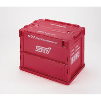 STI Genuine Folding Workshop Storage/Container 20 Litres - Cherry Red