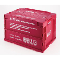 STI Genuine Folding Workshop Storage/Container 50 Litres - Cherry Red