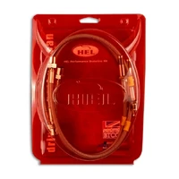 Braided Brake Hoses x 4 - Transparent/Clear (Forester XT 13-18)