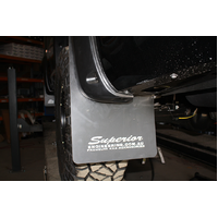 Superior Premium Mudflaps Suitable for Toyota LandCruiser 200 Series 2016-2021 Facelift Rear (Pair)