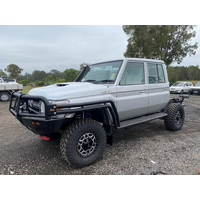 Wide Legal Weld In Coil Conversion 3 Inch Lift Suits 33-34 Inch Tyres Track Corrected Chromoly Diamond Diff 4.2T GVM Dual Cab VSC Models (LandCruiser 