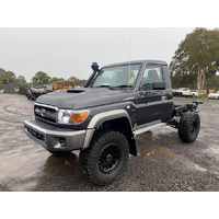 Wide Legal Weld In Coil Conversion 4 Inch Lift Suits 33-35 Inch Tyres Track Corrected Chromoly Diamond Diff 4T GVM Single Cab VSC Models (LandCruiser 