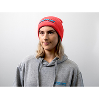 Red Beanie with Black Outline Logo Each