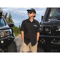 Mens Short Sleeve Casual Shirt Black Each