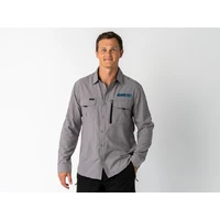 Mens Syzmik Fishing Shirt Stone Each