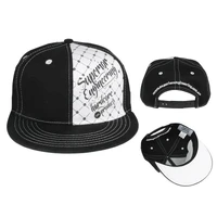 Flat Brim Cap Snap Back Each