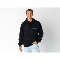 Unisex Hoodie Black with Sleeve Logo Each