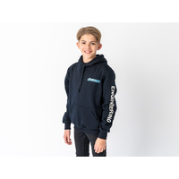 Youth Hoodie Navy with Sleeve Logo Each