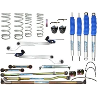 Nitro Gas Twin Tube Hybrid Dropped Radius 4 Inch 100mm Lift Kit (Patrol GU Wagon 00+) (4.2, 4.5 & 4.8L) Up to 40kg Accessories (Wagon Series 1-3) 150k