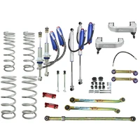 Superior Remote Reservoir 2.0 4 Inch (100mm) Lift Kit Suitable For Toyota Prado 120 Series/FJ Cruiser (Kit) 50-100kg Acc 120 ABS (Braided)
