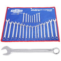 Combination ROE Spanner Set - 888 Series - 15° Offset - Metric/SAE - 24pc