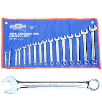 Combination ROE Spanner Set - 888 Series - 15° Offset - Metric - 16pc