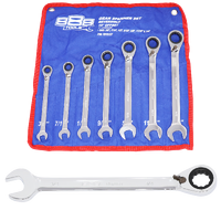 Gear Drive ROE Spanner Set - 888 Series - 15° Offset - SAE - 7pc
