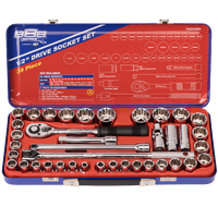 1/2" Drive Socket Set - 888 Series - Metric/SAE - 12pt - 39pc
