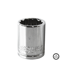3/8" Drive Socket - 12pt SAE - 888 Series - Individual
