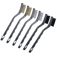 Wire Brush Set - Mini - 888 Series - 180mm - 6pc