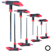 T-Handle Ball Drive Hex Key Set - SAE - 888 Series - 8pc