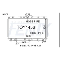 Radiator (Corolla CE110 Diesel)