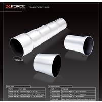 46mm to 66mm Multi-Step Transition Pipe - Stainless Steel