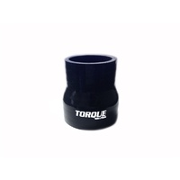 Transition Silicone Coupler - 2 inch to 2.5 inch, Black