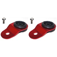 Radiator Mount Combo with Inserts (Evo 7-9) Red