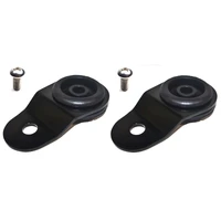 Radiator Mount Combo with Inserts (Evo 7-9) Black