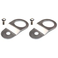 Radiator Mount Combo (Evo 7-9) Silver
