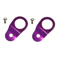 Radiator Mount Combo with Inserts (Evo 7-9) Purple